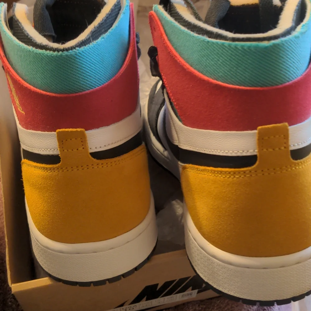 Air Jordan 1 zoom air cmft anthracite 10.5 used in great condition as pictured - Picture 2 of 10